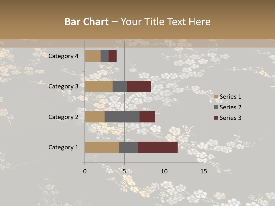 Backdrop Slippery Flower PowerPoint Template