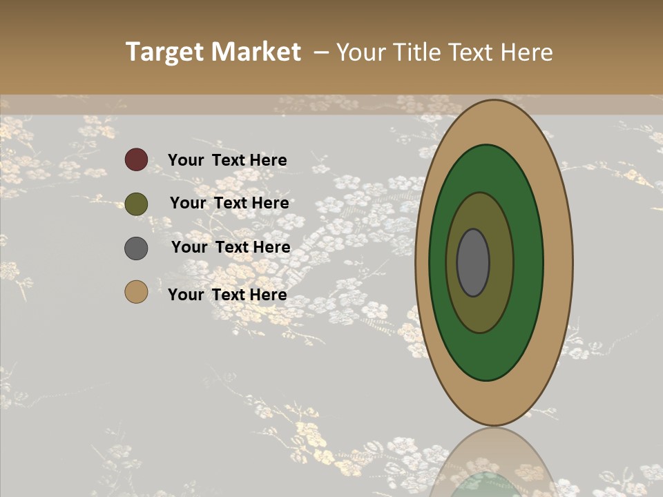 Backdrop Slippery Flower PowerPoint Template