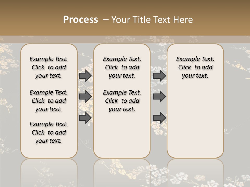 Backdrop Slippery Flower PowerPoint Template