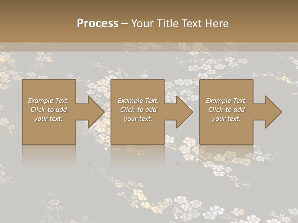 Backdrop Slippery Flower PowerPoint Template