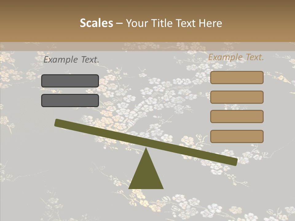 Backdrop Slippery Flower PowerPoint Template