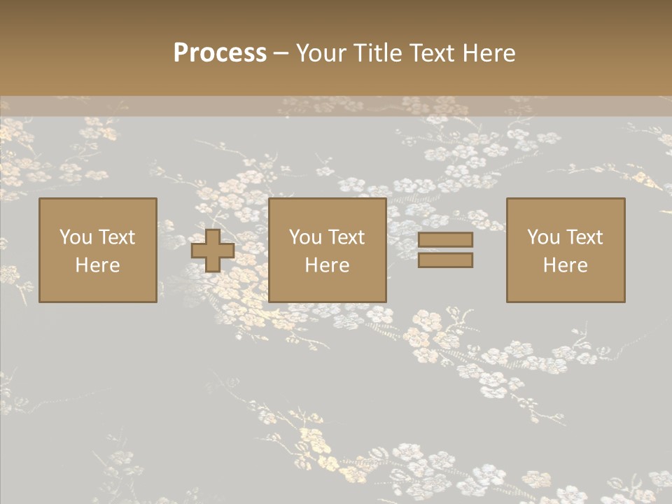 Backdrop Slippery Flower PowerPoint Template