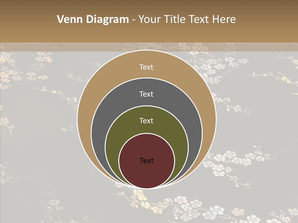 Backdrop Slippery Flower PowerPoint Template