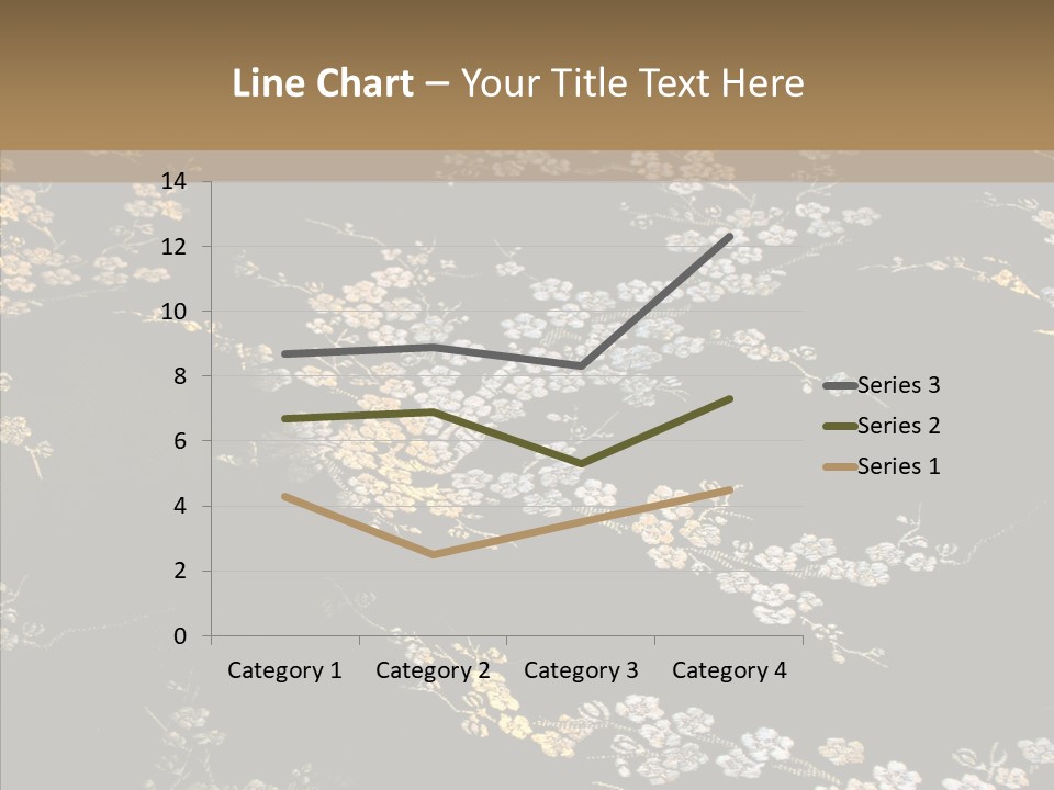 Backdrop Slippery Flower PowerPoint Template