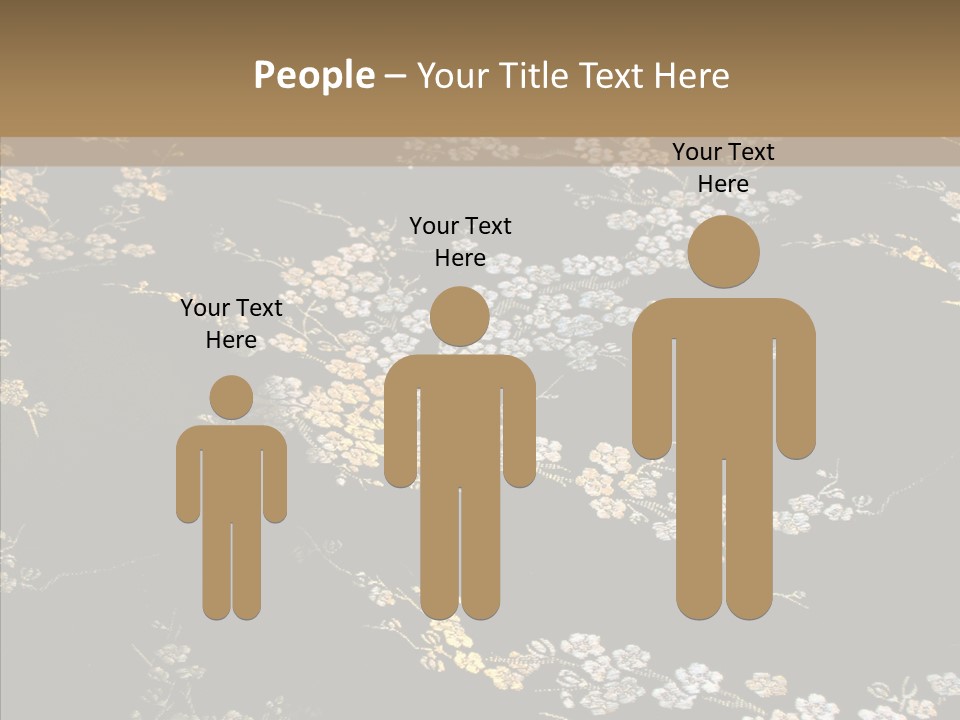 Backdrop Slippery Flower PowerPoint Template