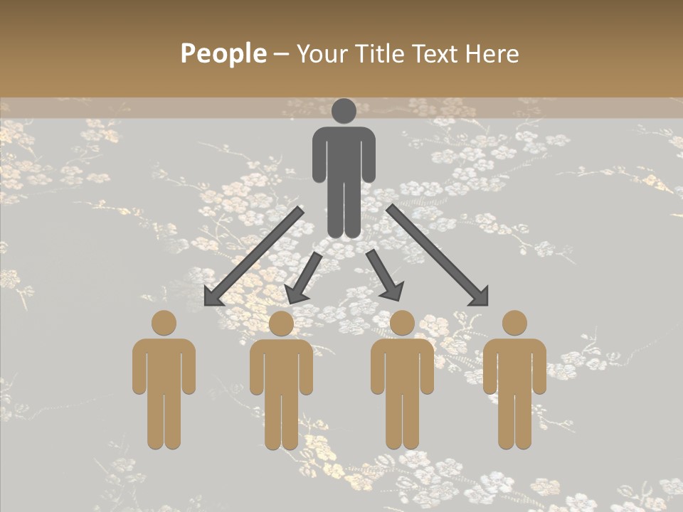 Backdrop Slippery Flower PowerPoint Template