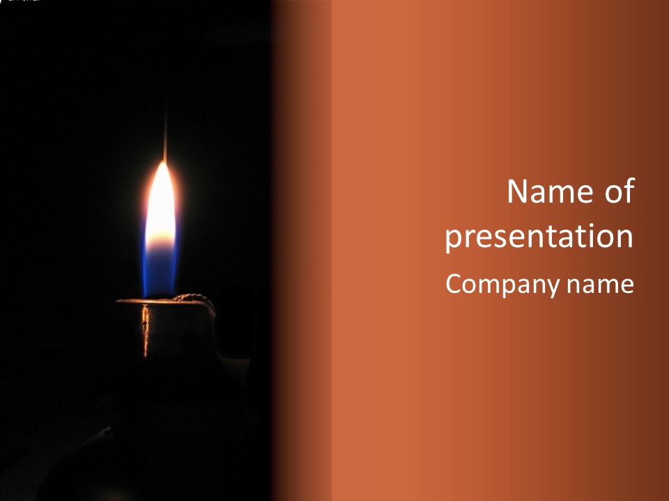 Birthday Candle Celebration PowerPoint Template