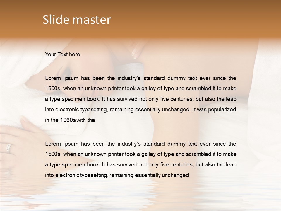 Cheerful Hygiene Girl PowerPoint Template