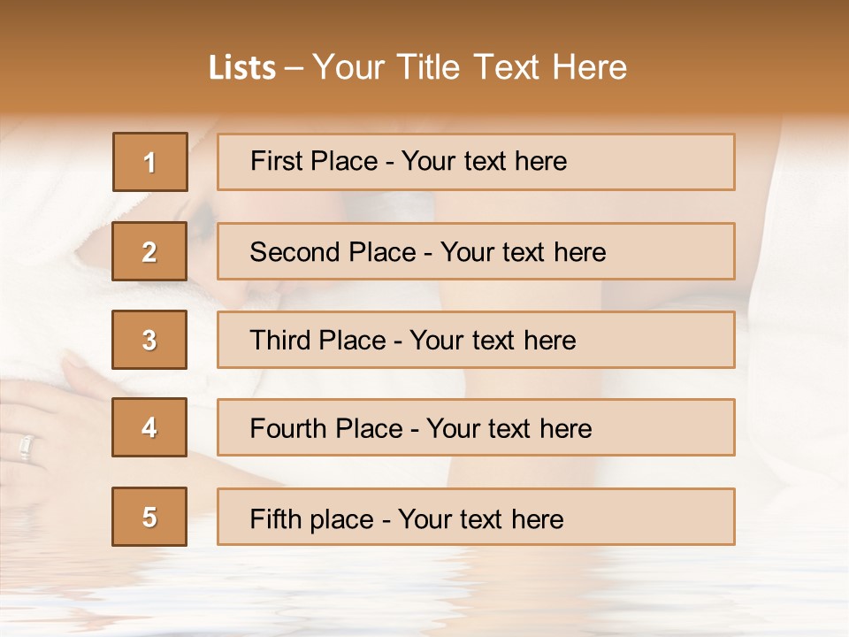 Cheerful Hygiene Girl PowerPoint Template