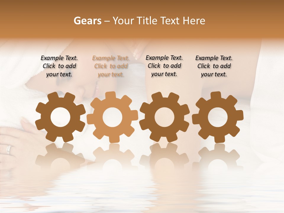 Cheerful Hygiene Girl PowerPoint Template