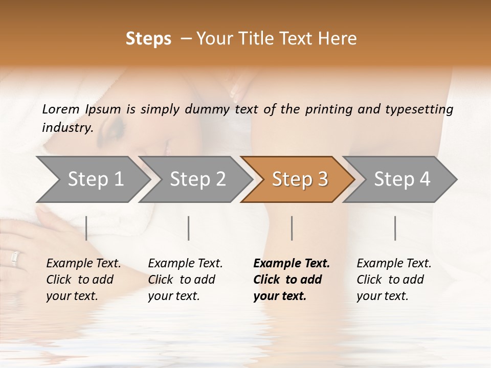 Cheerful Hygiene Girl PowerPoint Template