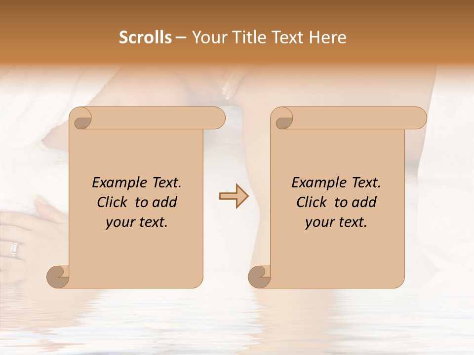Cheerful Hygiene Girl PowerPoint Template