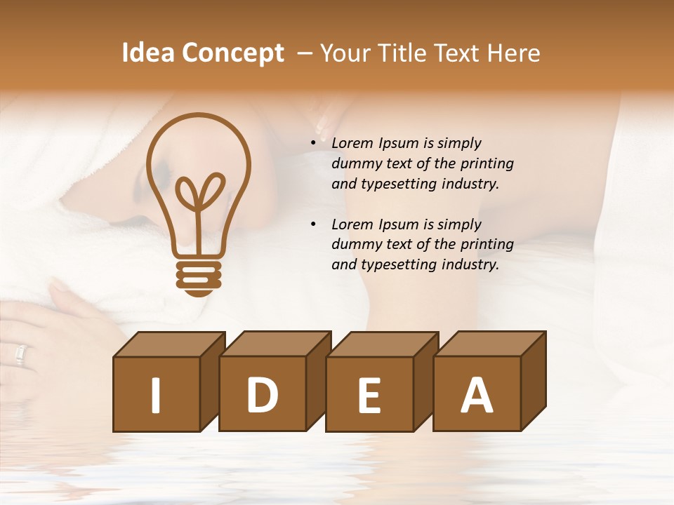 Cheerful Hygiene Girl PowerPoint Template