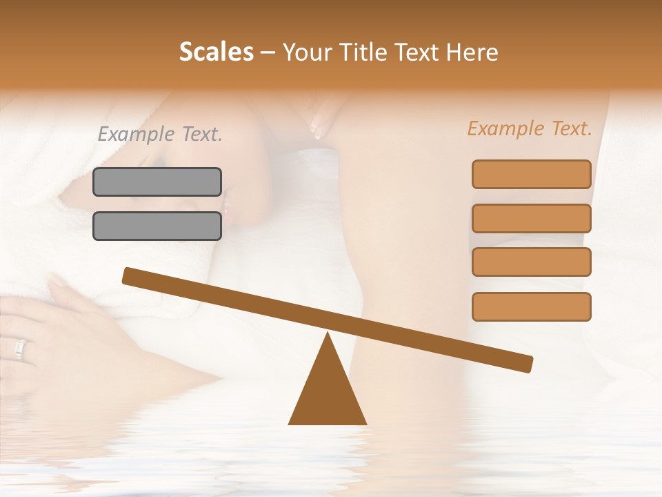 Cheerful Hygiene Girl PowerPoint Template