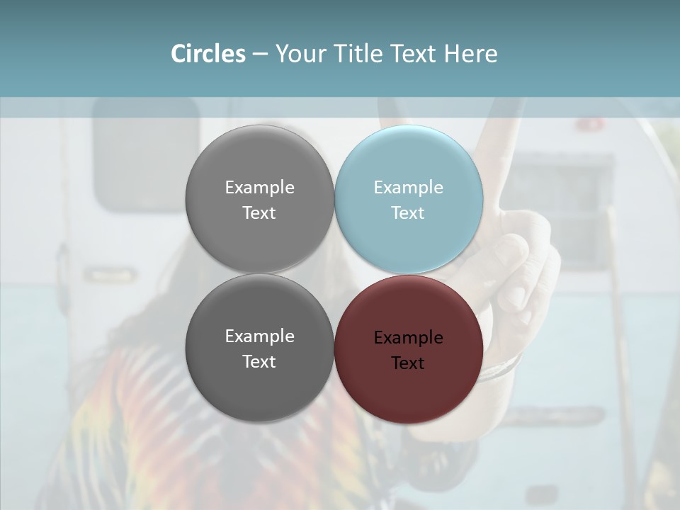 Happy Sign Finger PowerPoint Template