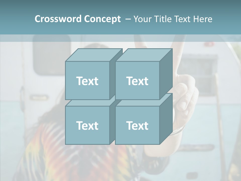 Happy Sign Finger PowerPoint Template