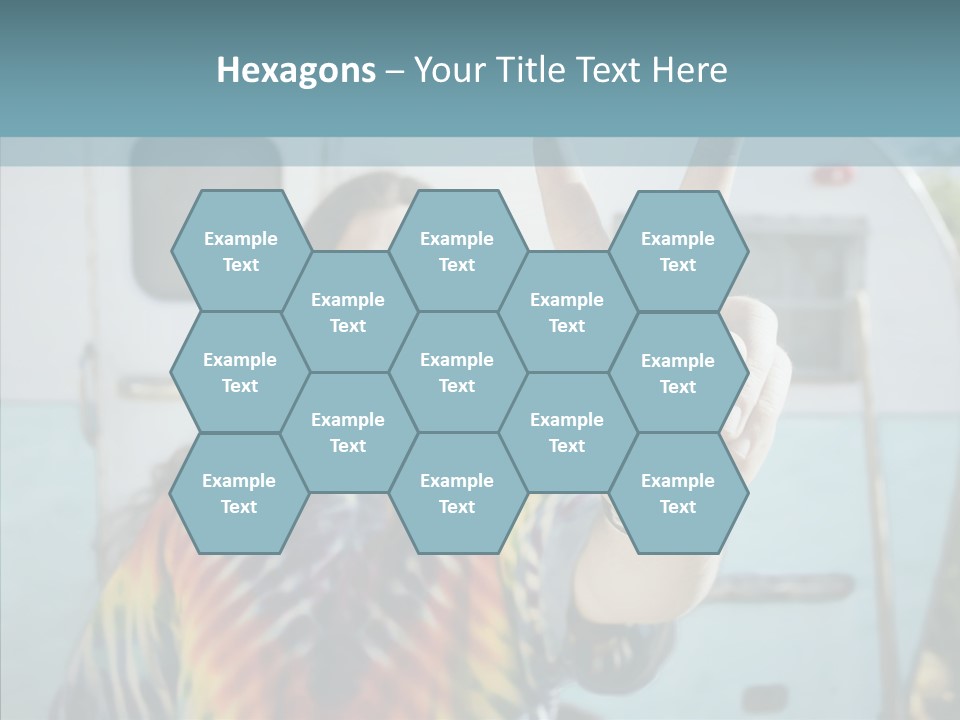 Happy Sign Finger PowerPoint Template