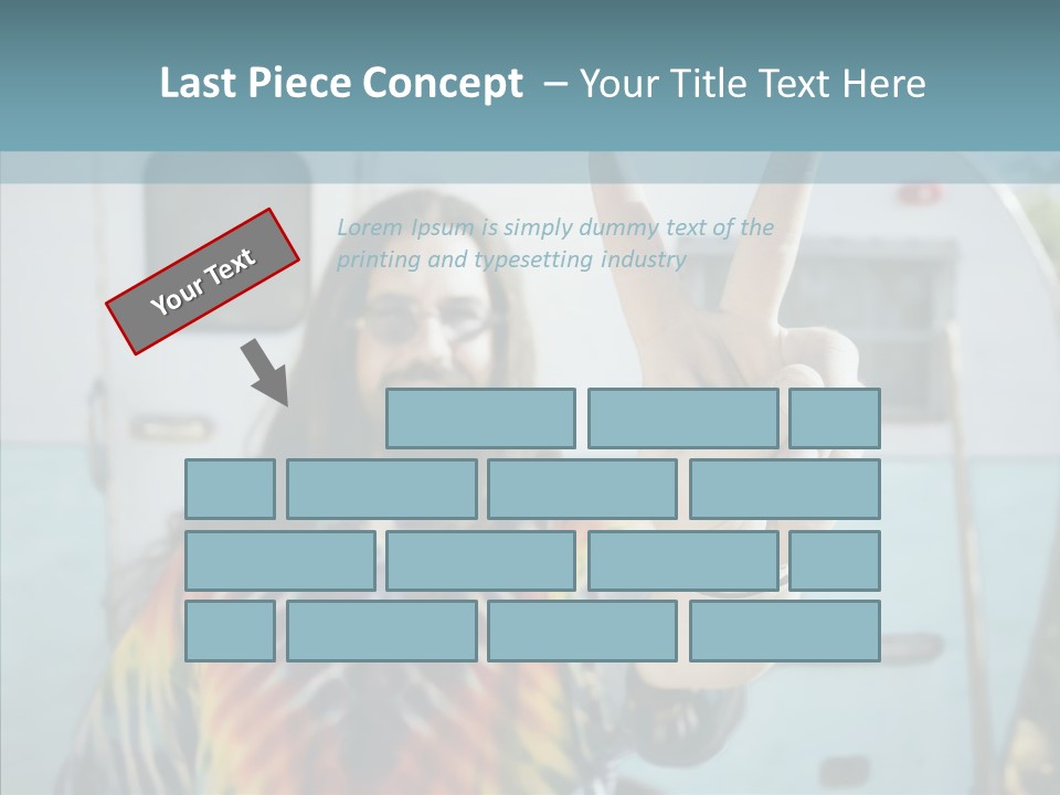 Happy Sign Finger PowerPoint Template