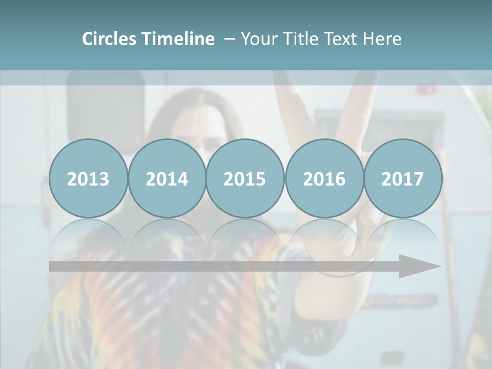 Happy Sign Finger PowerPoint Template