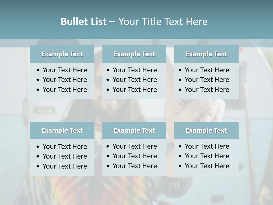 Happy Sign Finger PowerPoint Template