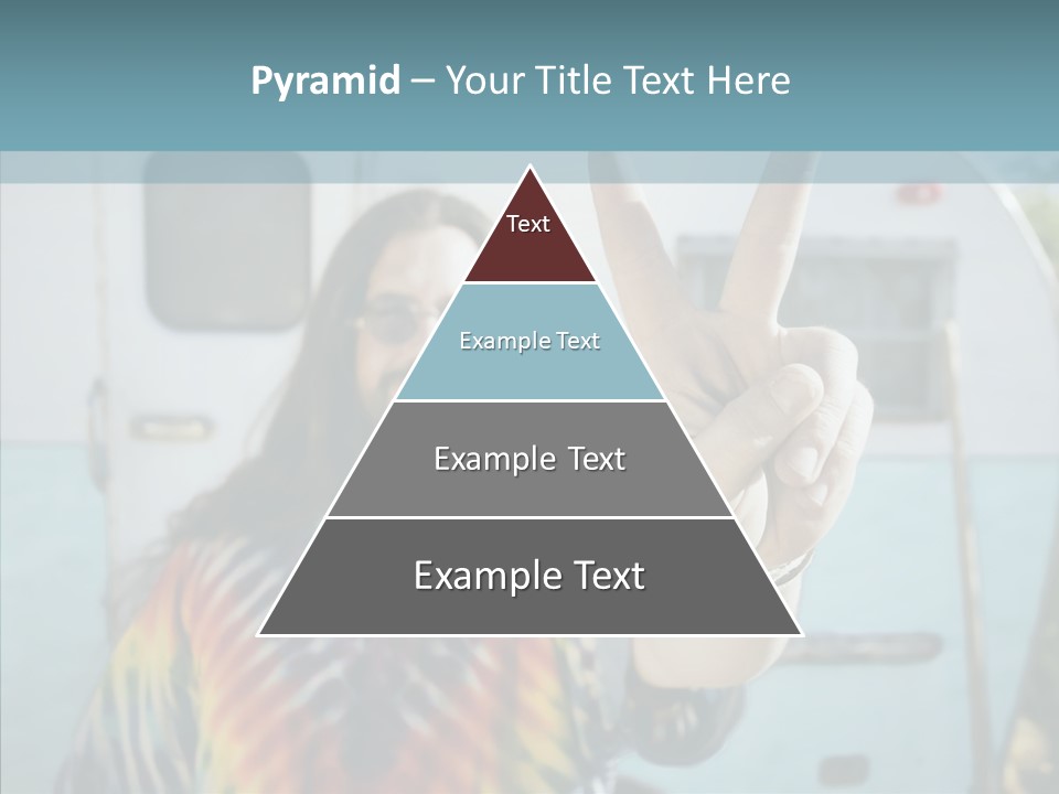 Happy Sign Finger PowerPoint Template