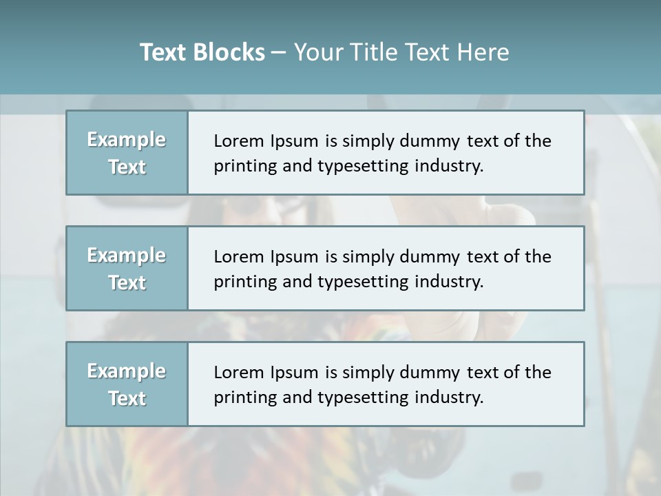 Happy Sign Finger PowerPoint Template