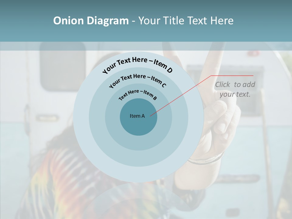 Happy Sign Finger PowerPoint Template