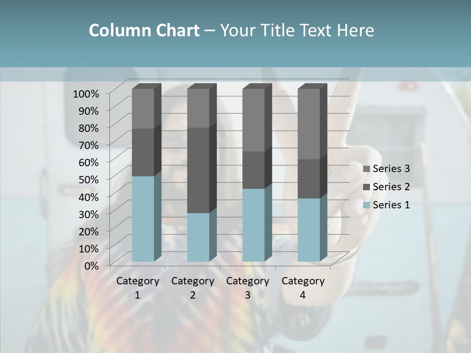 Happy Sign Finger PowerPoint Template