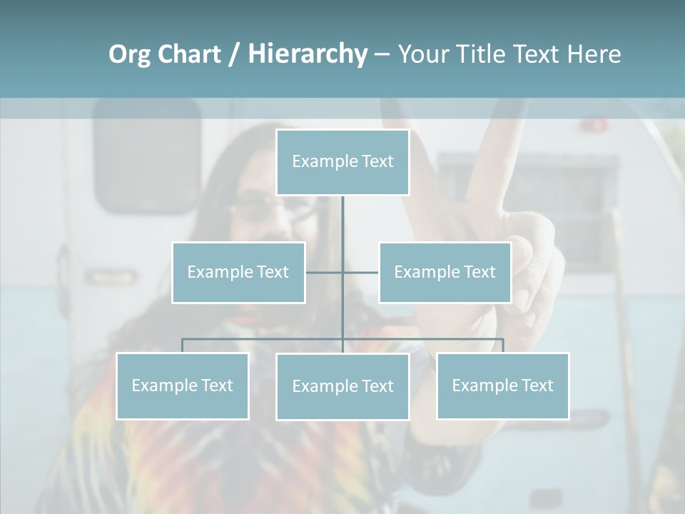 Happy Sign Finger PowerPoint Template