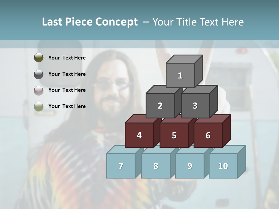 Happy Sign Finger PowerPoint Template