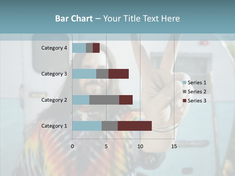 Happy Sign Finger PowerPoint Template