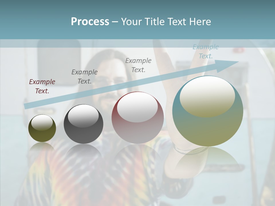 Happy Sign Finger PowerPoint Template