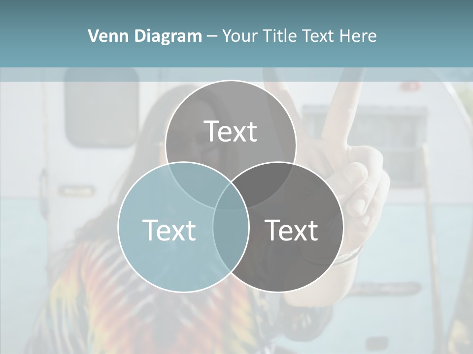 Happy Sign Finger PowerPoint Template