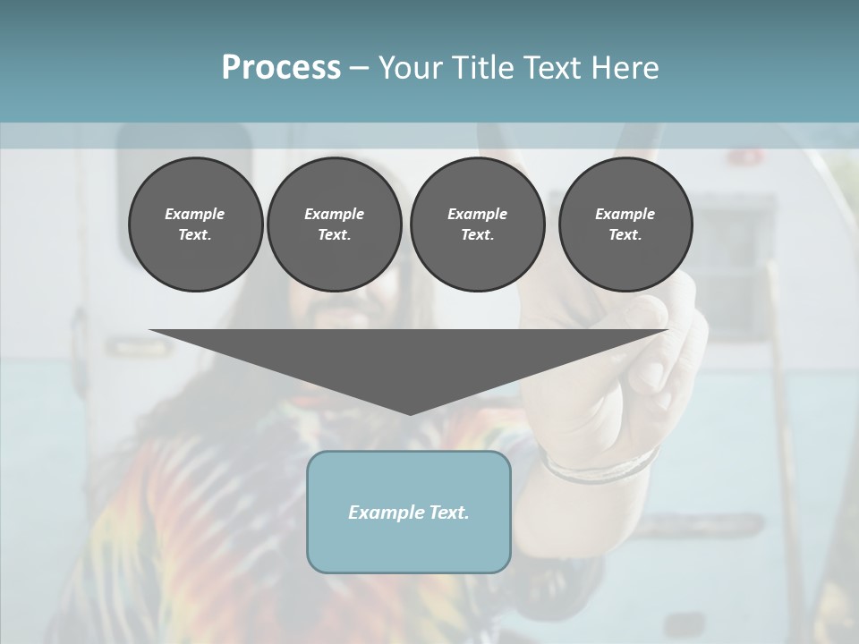 Happy Sign Finger PowerPoint Template
