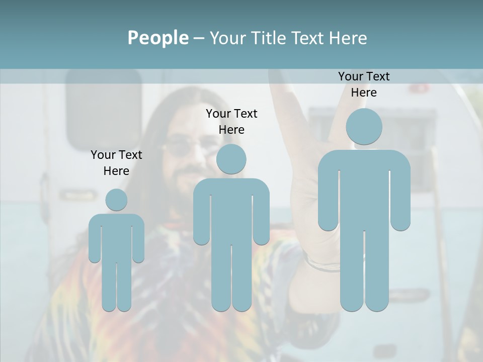 Happy Sign Finger PowerPoint Template