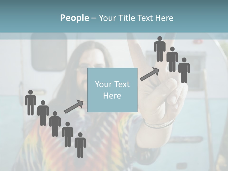 Happy Sign Finger PowerPoint Template