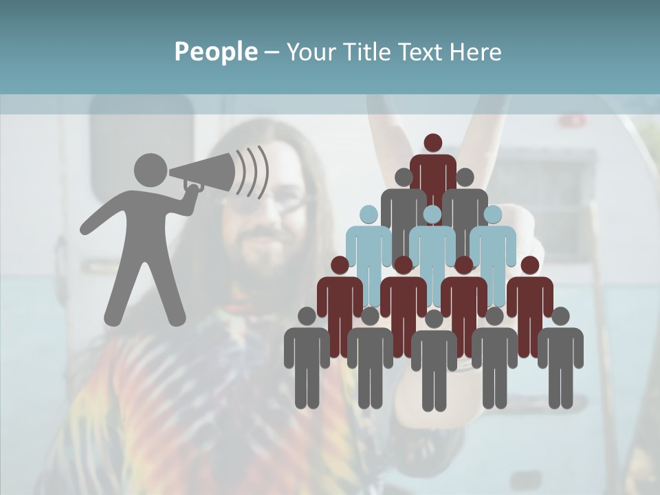 Happy Sign Finger PowerPoint Template