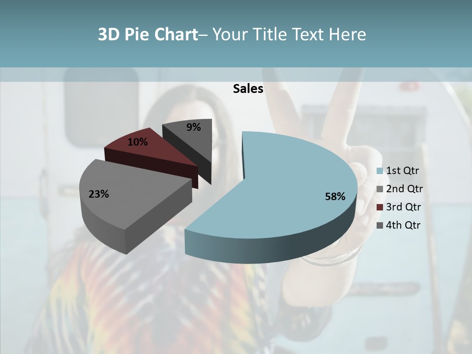 Happy Sign Finger PowerPoint Template