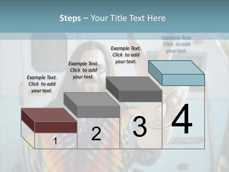 Happy Sign Finger PowerPoint Template