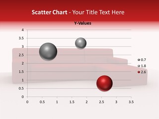 Red Armchair Object PowerPoint Template