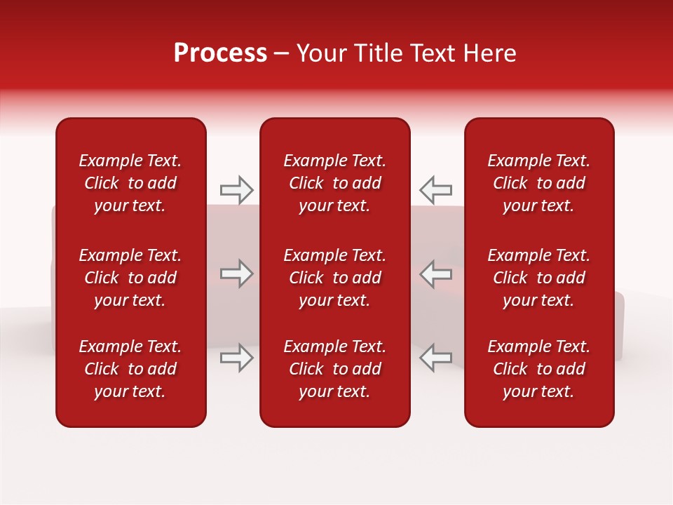 Red Armchair Object PowerPoint Template