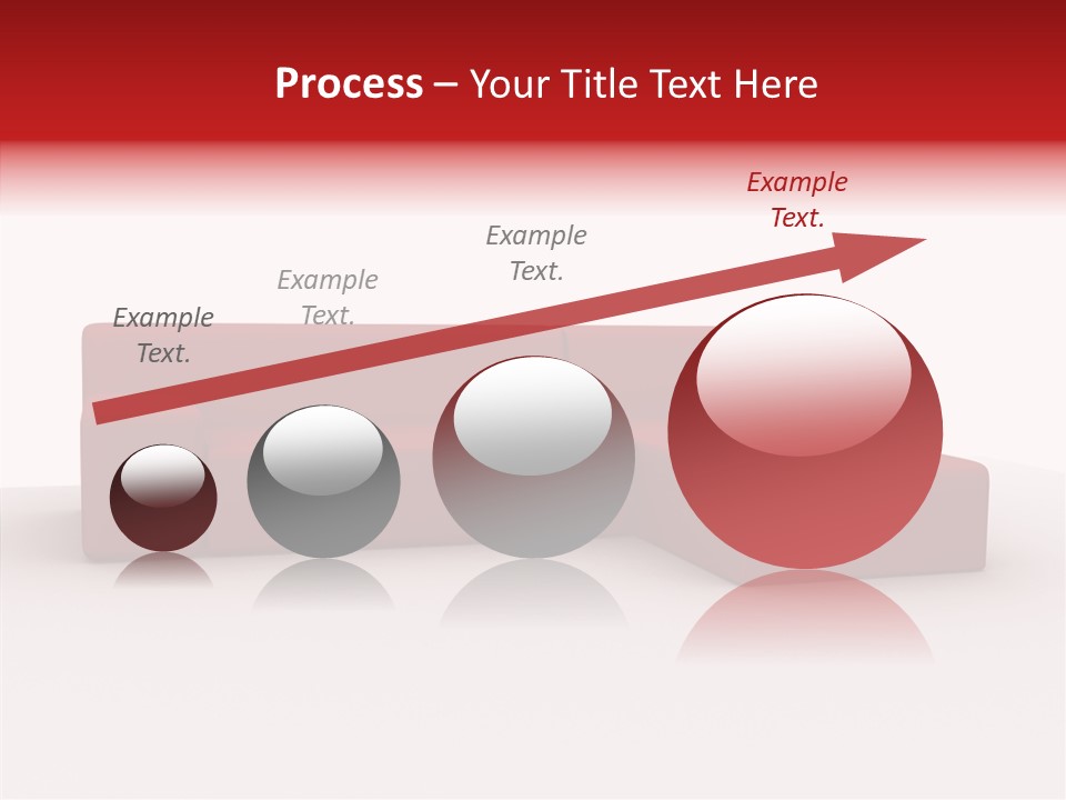 Red Armchair Object PowerPoint Template