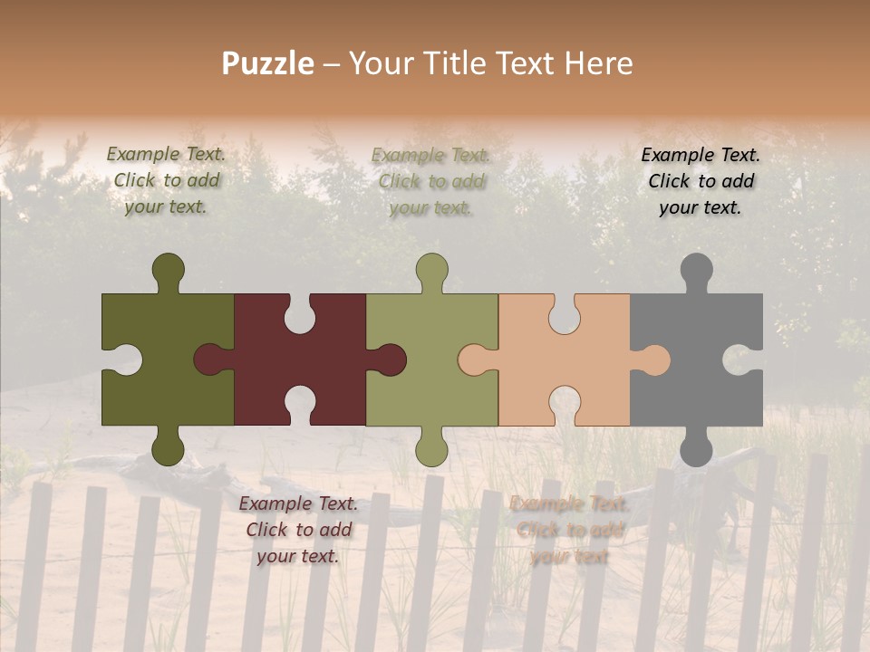 Lauderdale Tanning Beachwalk PowerPoint Template