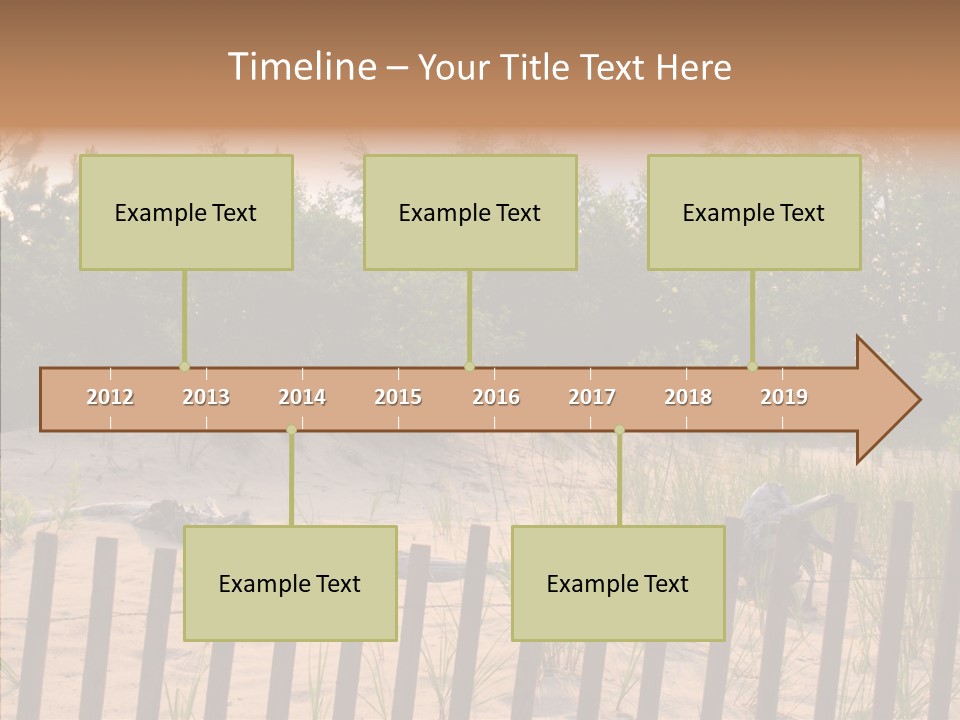 Lauderdale Tanning Beachwalk PowerPoint Template