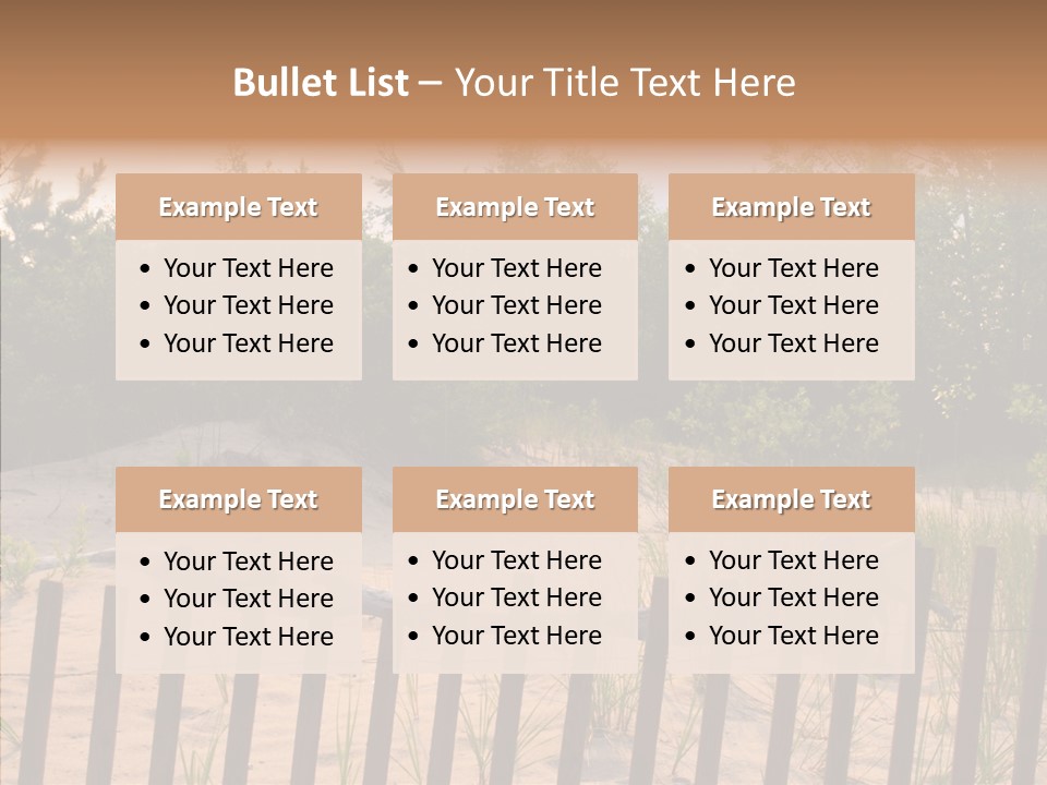 Lauderdale Tanning Beachwalk PowerPoint Template