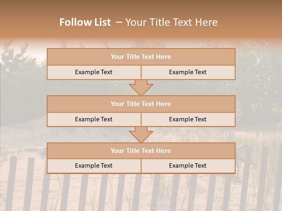 Lauderdale Tanning Beachwalk PowerPoint Template
