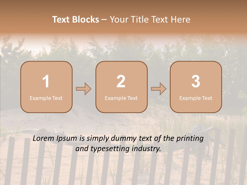 Lauderdale Tanning Beachwalk PowerPoint Template
