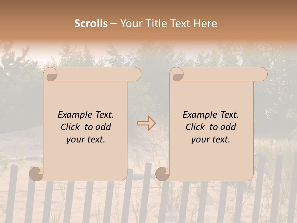 Lauderdale Tanning Beachwalk PowerPoint Template