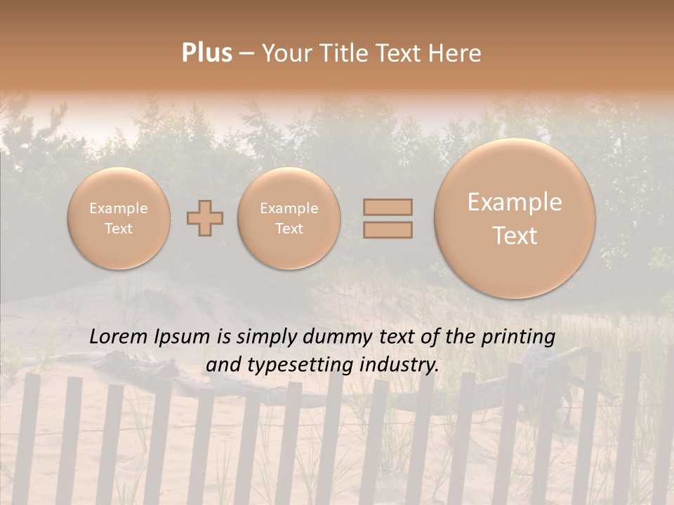 Lauderdale Tanning Beachwalk PowerPoint Template