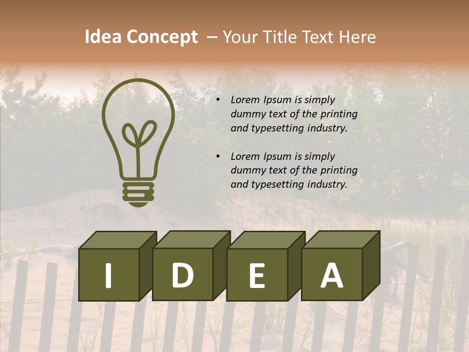 Lauderdale Tanning Beachwalk PowerPoint Template